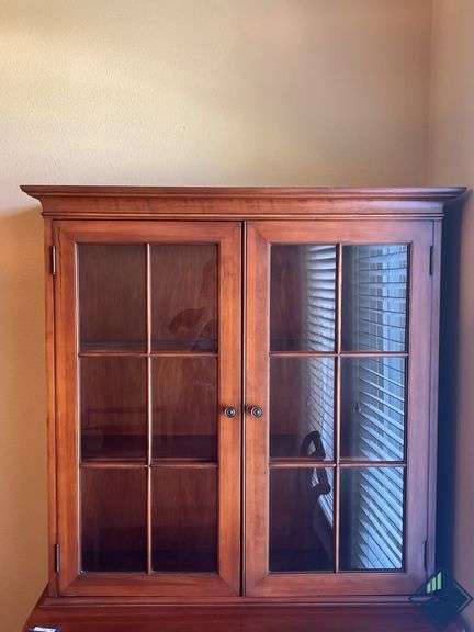 Wooden Windowed Hutch