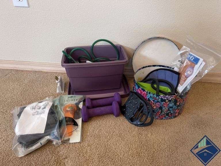 Light Workout Gear- Weights, Tension Cords, etc.