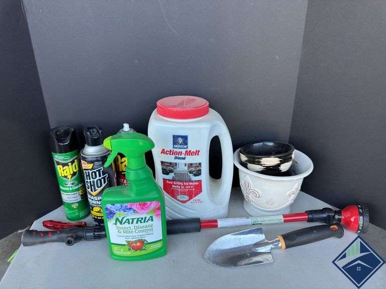 Bug Sprays, Trowel, Attachable Hose Nozzle, etc.