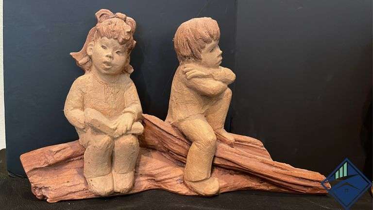 Lee Borton Clay Children Figurines