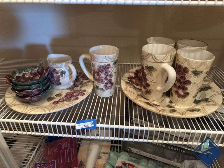 Oneida Grapevine Mugs, Plates & Bowls