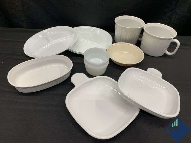 Corelle Divides Dishes, Corning Ware Bowls, etc.