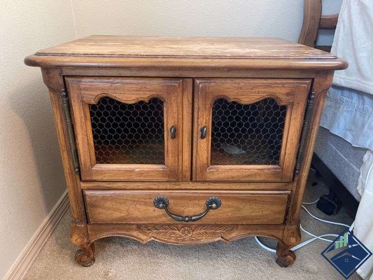 John A Colly & Sons Wooden Nighstand