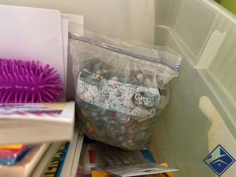 Fridge Magnets, Crayons, Beads, etc.