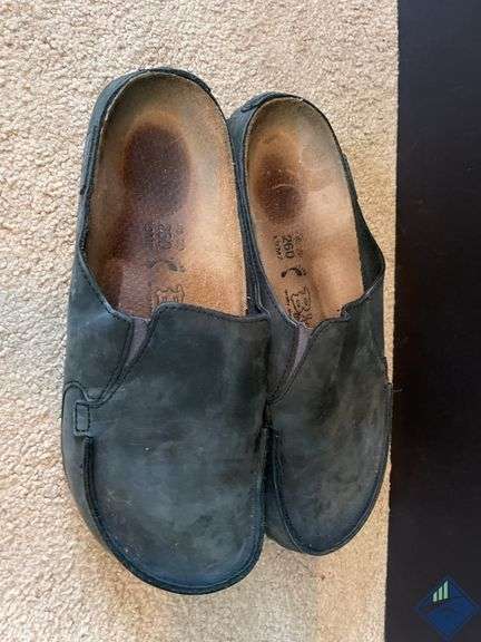 Birki’s Suede-Like Slip on Clogs, Size EU 40