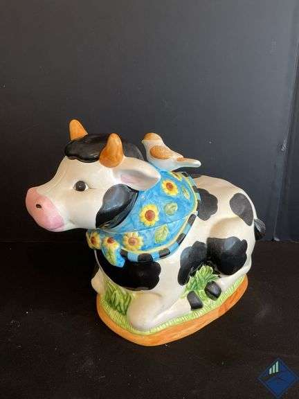 International Art Cow Cookie Jar