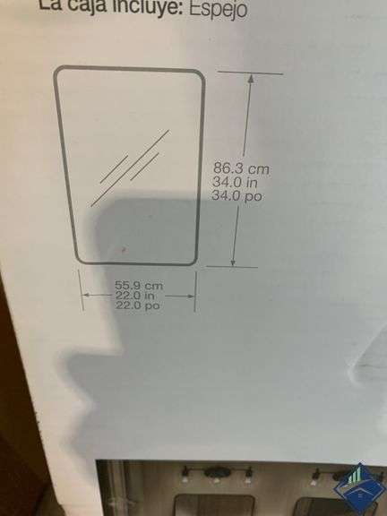 Kohler Tellin Rectangle Mirror - Retail: $ 79.99   - Like New