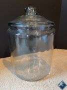 Large Clear Glass Jar with Lid