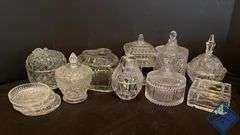 Cut Glass Jar Assortment