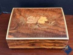 Reuge Swiss Music Box & Wood Bowl, etc.
