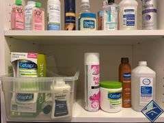 Lotions, Shampoo, Moisturizers, etc.