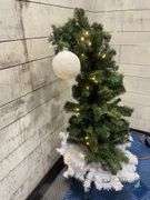 Merry Christmas Lighted Cone Tree - Used