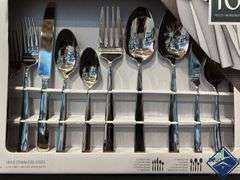 Everett 101 Piece Flatware Set, Service for 12