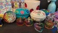 Ceramic Lady Bug Bowl, Born to Be Wild Plate, etc.