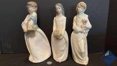 Vintage Mirmasu Porcelain Girl Figurines