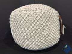 Woven Indoor Pouf