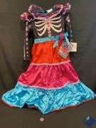 Princess Factory Day of the Dead Dress Child Size 7-8 - Used - Used