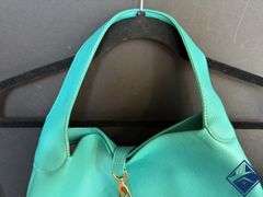 Isaac Mizrahi Genuine Leather Hobo Shoulder Bag & Teal Bag