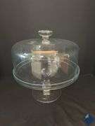 Glass Cake Stand & Dome