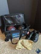 Bowling Balls & Rolling Bag