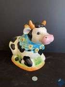 International Art Cow Cookie Jar