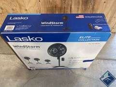 Lasko WindStorm 18" Adjustable Pedestal Fan *NO REMOTE CONTROL, NOISY*