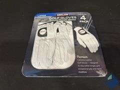 Kirkland Signature Golf Gloves Premium Cabretta Leather  Large (4 Count)