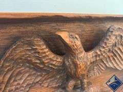 1979 Wood Carved American Eagle Wall Art