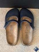 Birki’s Blue Leather Shoes, Size EU 40