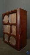 Bombay Company Mahogany Framed Photo Box with Picture Frames