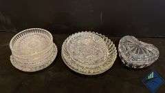 Cut Glass Candy Dish Collection