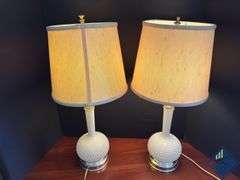 Milk Glass Lamps