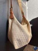 Dooney & Bourke Canvas & Leather Hobo Shoulder Bag