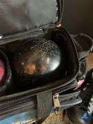 Bowling Balls & Rolling Bag