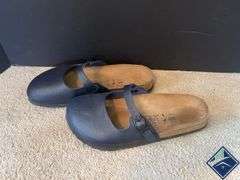 Birki’s Blue Leather Shoes, Size EU 40