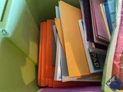 Tissue Paper, Construction Paper, Sketch Pads, etc.