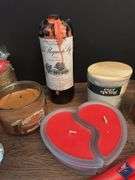 Assorted Candles & Scentsy Warmer