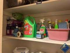 Swiffer Cleaning Pads, Resolve Stain Remover, Windex, etc.