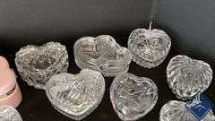 Heart Shaped Cut Glass Collection