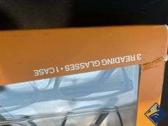 Design Optics Foster Grant Kiersey Plastic Square Reading Glasses 3 Pack +1.25 - Mixed Condition