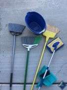 Mop, Brooms, Bucket, etc.