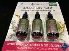 Mielle Organics Rosemary Mint Scalp & Hair Strengthening Oil w/ Biotin (3pk)