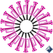 18 Piece Metallic Noise Makers Party Favors *NEW*