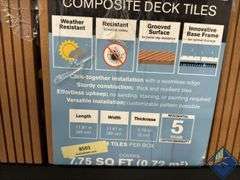 Golden Select Composite Deck Tiles