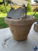 13” Planters with Yard Decor