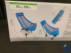 Cascade Mountain Tech Flex Height Sling Chair   - Like New