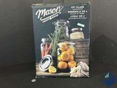 4 Oversized Mason Jars