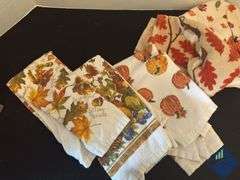 Assortment of Decorative Kitchen Towels