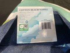Cotton Beach Towel 42”x 72” - Used