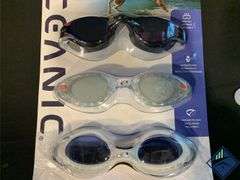 Oceanic One Size Fits Most Swim Goggles  3 Count (L/XL) - Used